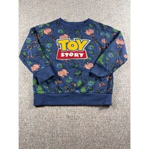 Disney Pixar Toy Story Vintage Kids Pullover Sweatshirt 5 Woody Buzz Lightyear